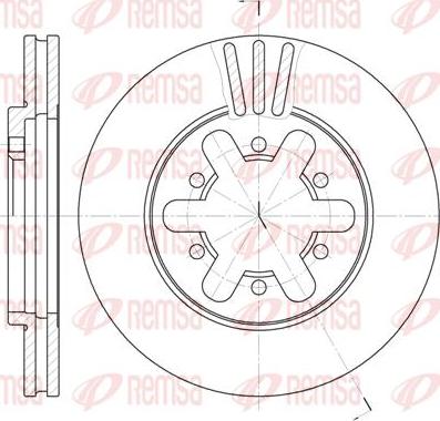 Kawe 6450 10 - Brake Disc autospares.lv