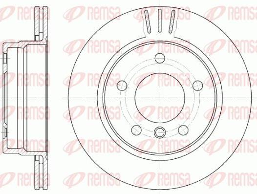 Kawe 6458 10 - Brake Disc autospares.lv