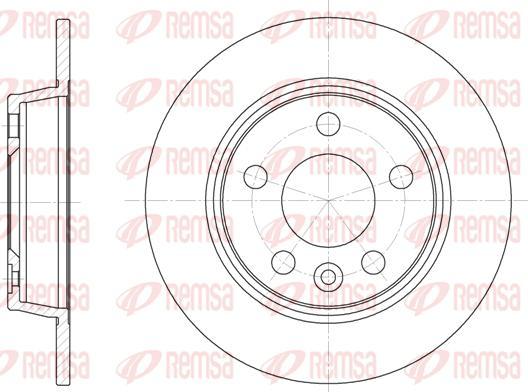 Kawe 6453 00 - Brake Disc autospares.lv