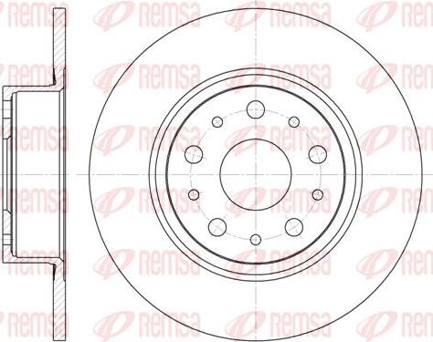 Kawe 6457 00 - Brake Disc autospares.lv