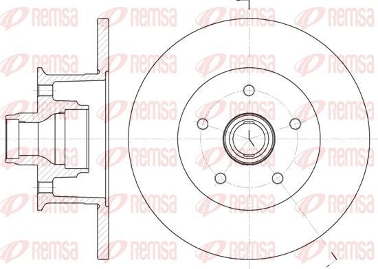 Kawe 6468 00 - Brake Disc autospares.lv