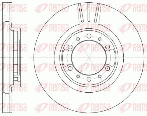 Kawe 6462 10 - Brake Disc autospares.lv