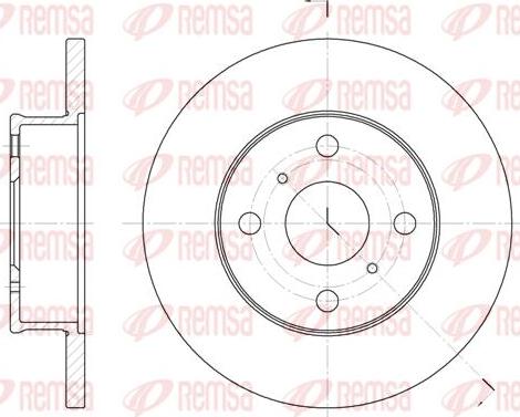 Kawe 6401 00 - Brake Disc autospares.lv