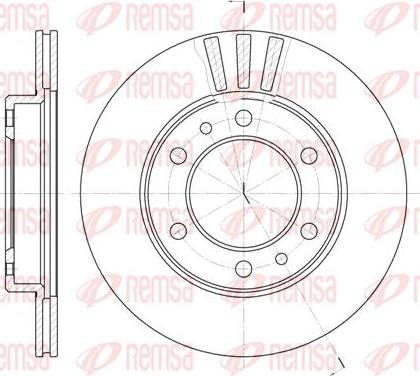 Kawe 6408 10 - Brake Disc autospares.lv