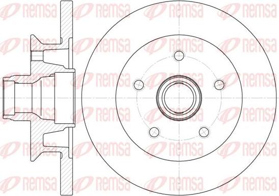 Kawe 64.1500 - Brake Disc autospares.lv