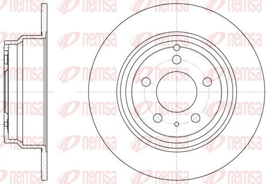 Kawe 64.1100 - Brake Disc autospares.lv