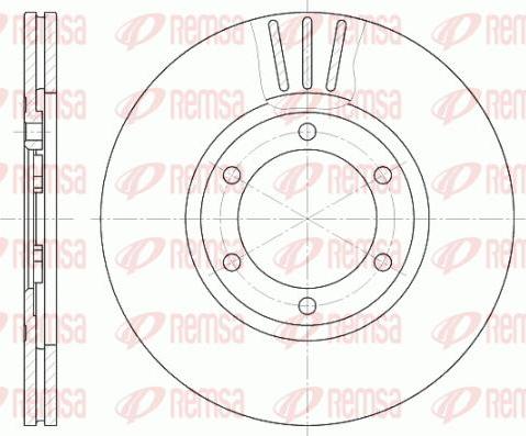 Kawe 6413 10 - Brake Disc autospares.lv