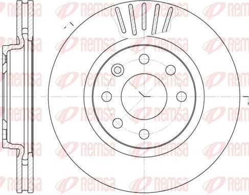 Kawe 6412 10 - Brake Disc autospares.lv