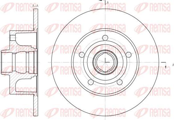 Kawe 6431 00 - Brake Disc autospares.lv