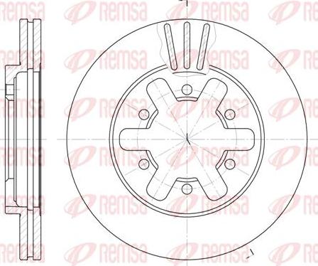 Kawe 6432 10 - Brake Disc autospares.lv