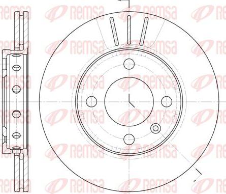 Kawe 6426 10 - Brake Disc autospares.lv