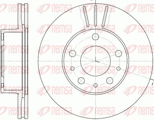 Kawe 6476 10 - Brake Disc autospares.lv