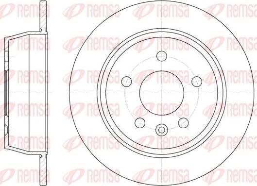 Kawe 6471 00 - Brake Disc autospares.lv