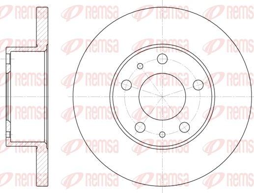 Kawe 6473 00 - Brake Disc autospares.lv