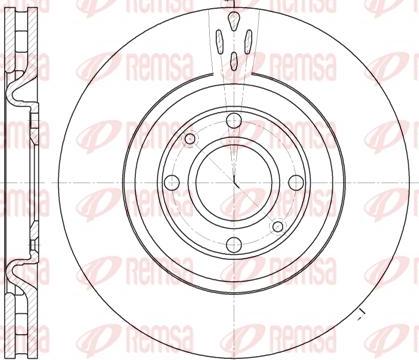 Kawe 6590 10 - Brake Disc autospares.lv