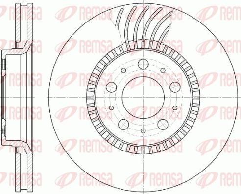 Kawe 6591 10 - Brake Disc autospares.lv