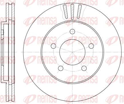 Kawe 6564 10 - Brake Disc autospares.lv