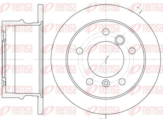 Kawe 6565 00 - Brake Disc autospares.lv