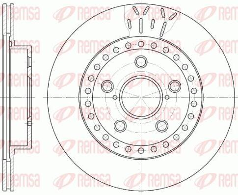 Swag 81 92 6110 - Brake Disc autospares.lv