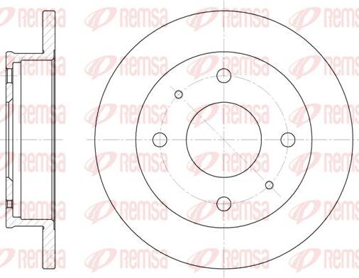 Kawe 6568 00 - Brake Disc autospares.lv