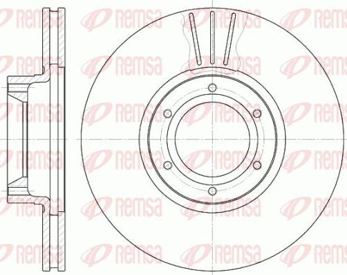 Kawe 6567 10 - Brake Disc autospares.lv