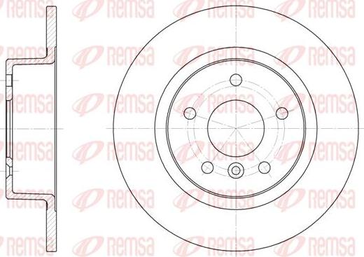 Kawe 6506 00 - Brake Disc autospares.lv