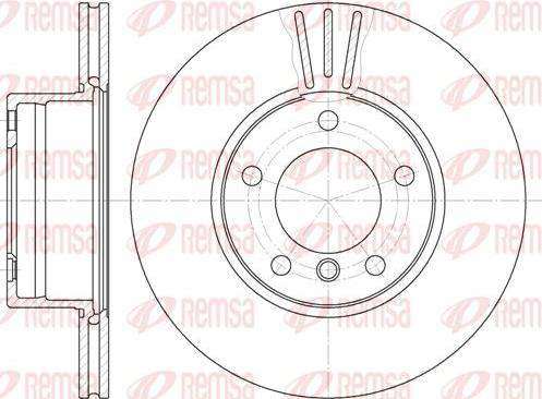 Kawe 6514 10 - Brake Disc autospares.lv