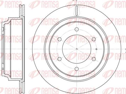 TTV D2461 - Brake Disc autospares.lv