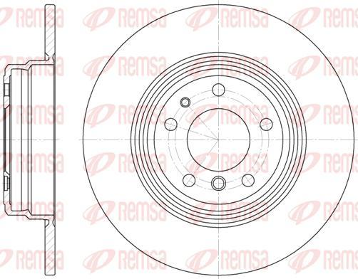 Kawe 6510 00 - Brake Disc autospares.lv