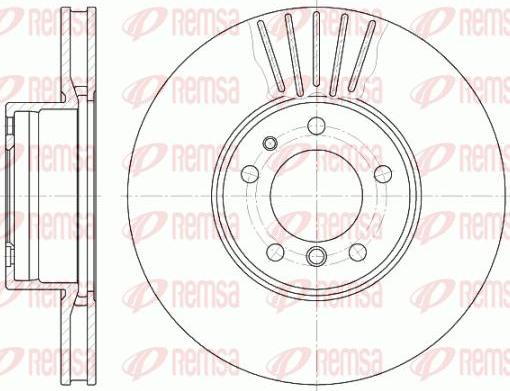 Kawe 6511 10 - Brake Disc autospares.lv