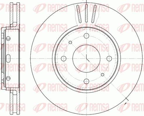 Kawe 6585 10 - Brake Disc autospares.lv