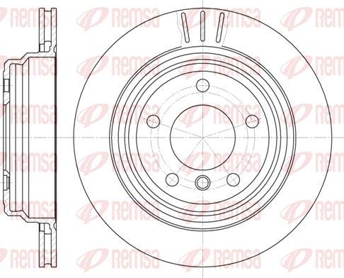 Kawe 6588 10 - Brake Disc autospares.lv