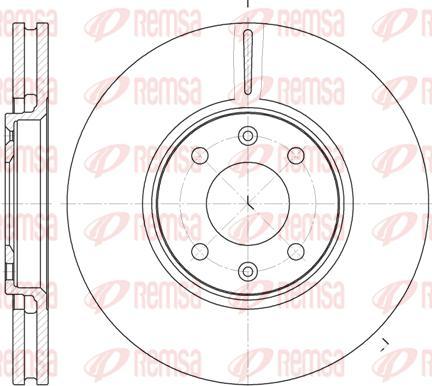 Kawe 6587 10 - Brake Disc autospares.lv