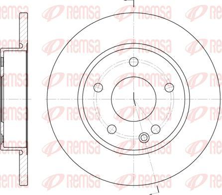 Kawe 6526 00 - Brake Disc autospares.lv