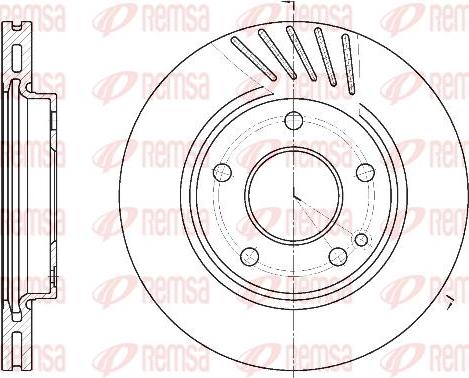 Kawe 6527 10 - Brake Disc autospares.lv