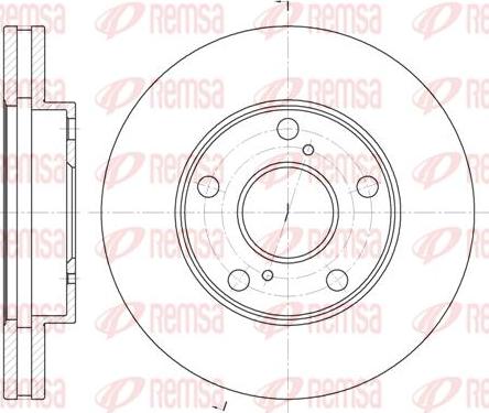 Kawe 6571 10 - Brake Disc autospares.lv