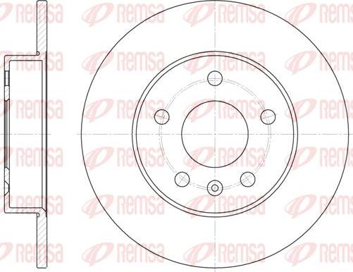 Kawe 6578 00 - Brake Disc autospares.lv