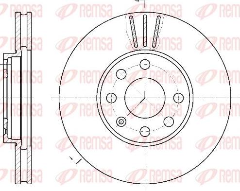 Kawe 6572 10 - Brake Disc autospares.lv