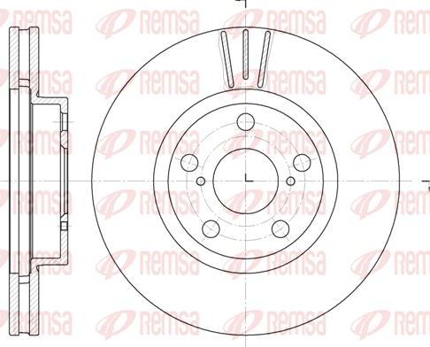 Kawe 6577 10 - Brake Disc autospares.lv