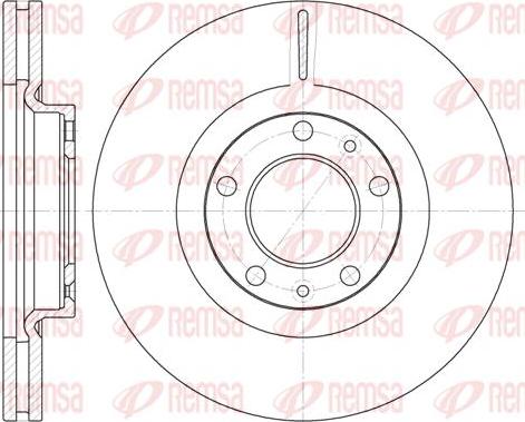 Kawe 6693 10 - Brake Disc autospares.lv