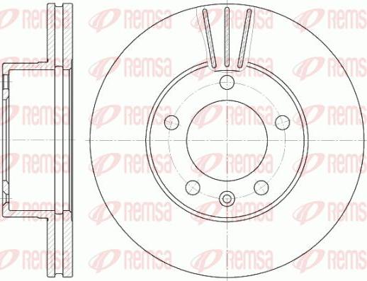 Kawe 6643 10 - Brake Disc autospares.lv