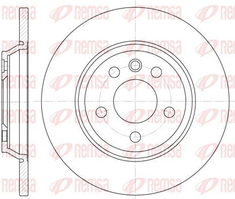 Kawe 6659 00 - Brake Disc autospares.lv