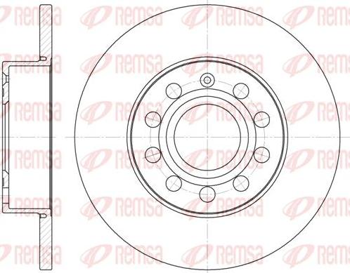 Kawe 6650 00 - Brake Disc autospares.lv