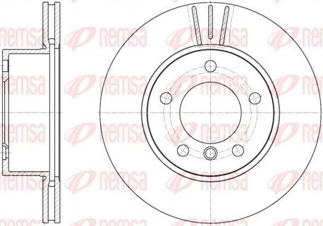 Kawe 6651 10 - Brake Disc autospares.lv