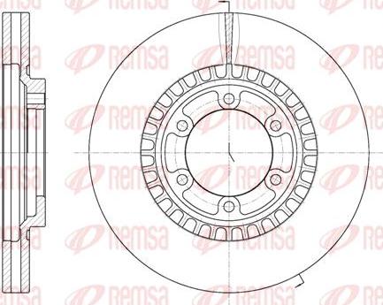 Kawe 6669 10 - Brake Disc autospares.lv