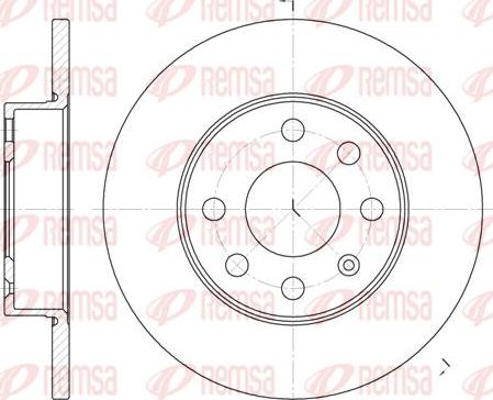 Kawe 6664 00 - Brake Disc autospares.lv