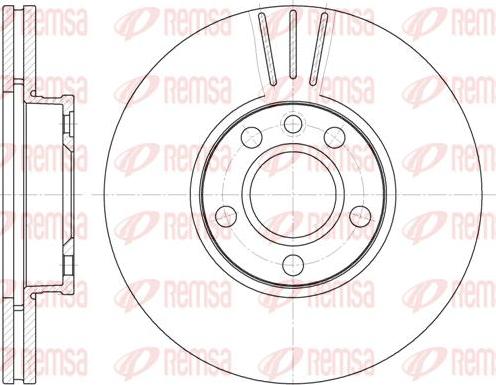 Kawe 6660 10 - Brake Disc autospares.lv