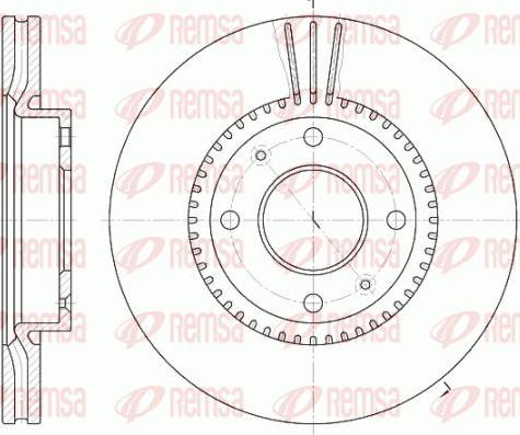 Kawe 6668 10 - Brake Disc autospares.lv