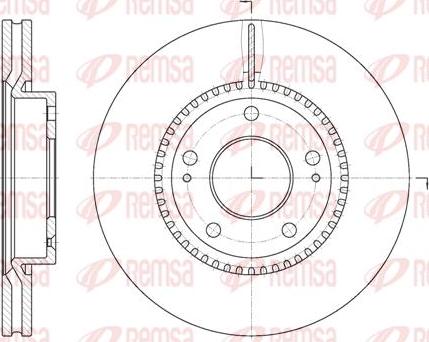 Kawe 6663 10 - Brake Disc autospares.lv