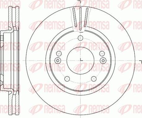 Kawe 6667 10 - Brake Disc autospares.lv